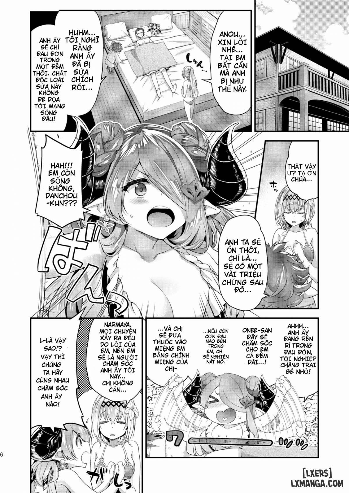 Narmaya & Jeanne To Dokidoki Summer Vacation 1 trang 2