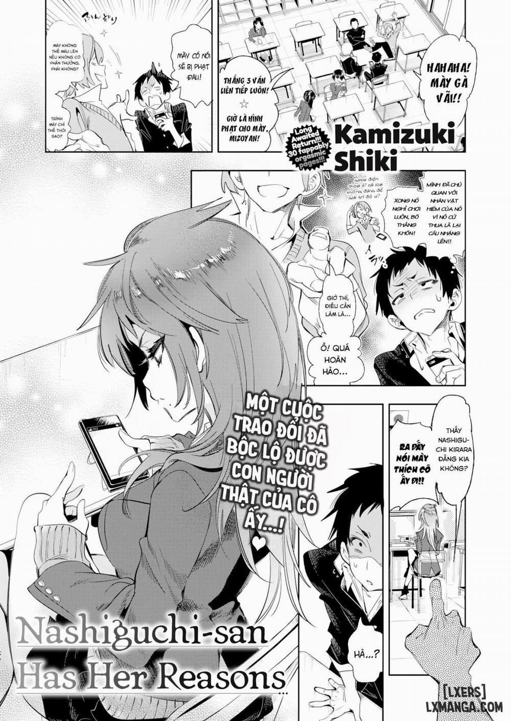 Nashiguchi-san Has Her Reasons 1 trang 0