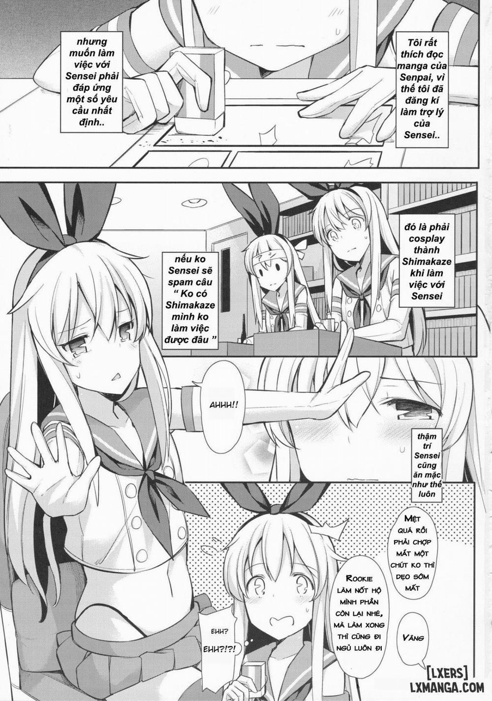 Neteiru Shimakaze-kun Mitetara Gaman Dekinakatta Oneshot trang 1