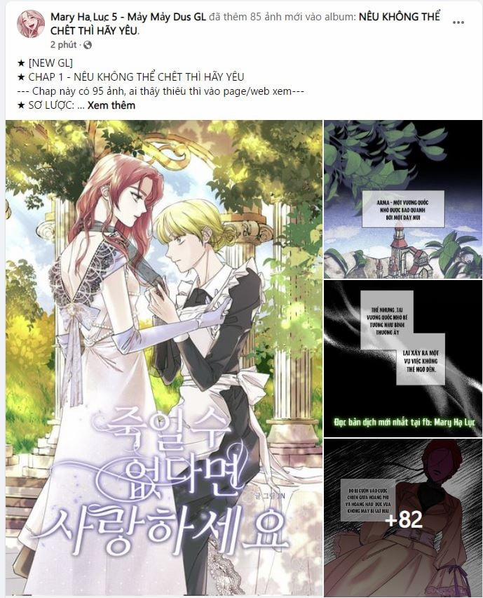 Nếu Không Thể Chết Thì Hãy Yêu 1.1 trang 0