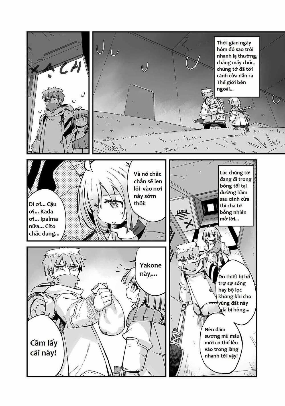 Ngay Cả Khi Hậu Tận Thế, Thật Hạnh Phúc Vẫn Còn Được Sống… 0.0 Thêm nhiều dấu chân nữa của chúng tớ trên hành trình mịt mờ trong làn sương đỏ này... trang 0