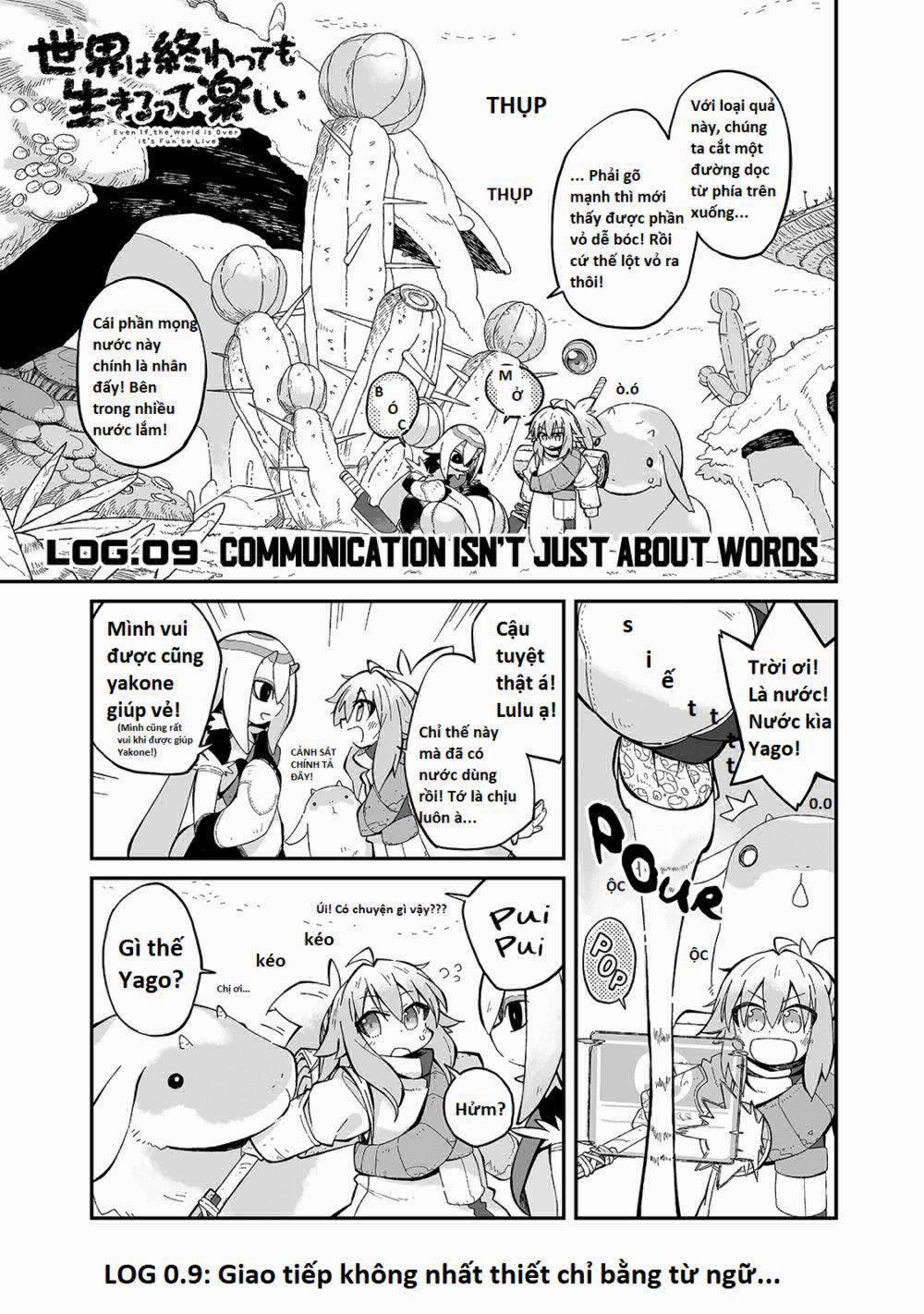 Ngay Cả Khi Hậu Tận Thế, Thật Hạnh Phúc Vẫn Còn Được Sống… 9.1 trang 0