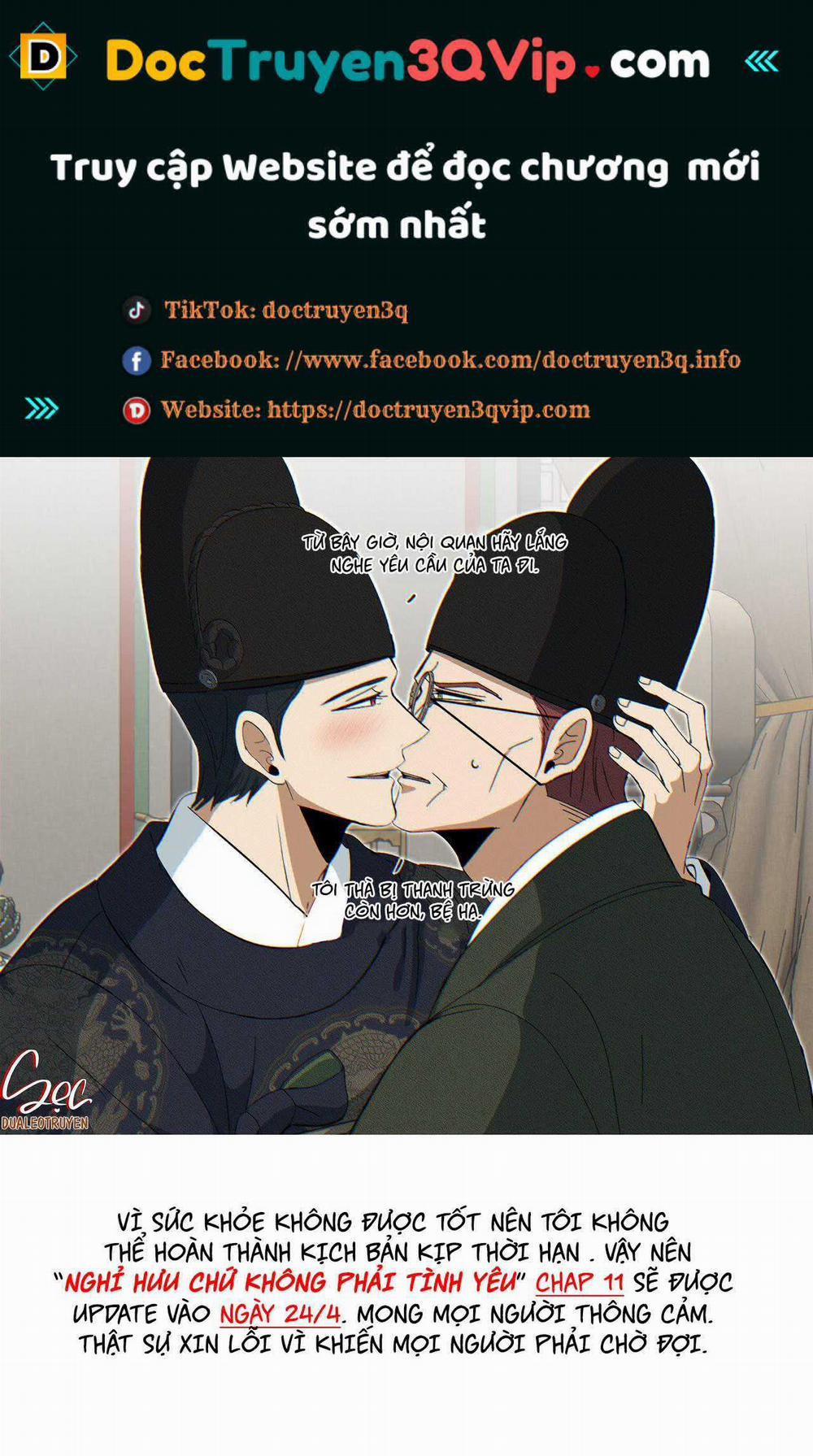 NGHỈ HƯU CHỨ KHÔNG PHẢI TÌNH YÊU 11 trang 0