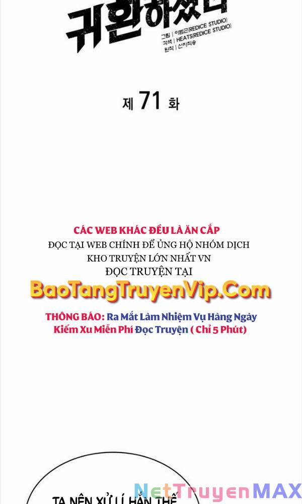 Người Hùng Cấp Thảm Họa Hồi Sinh 71 trang 21