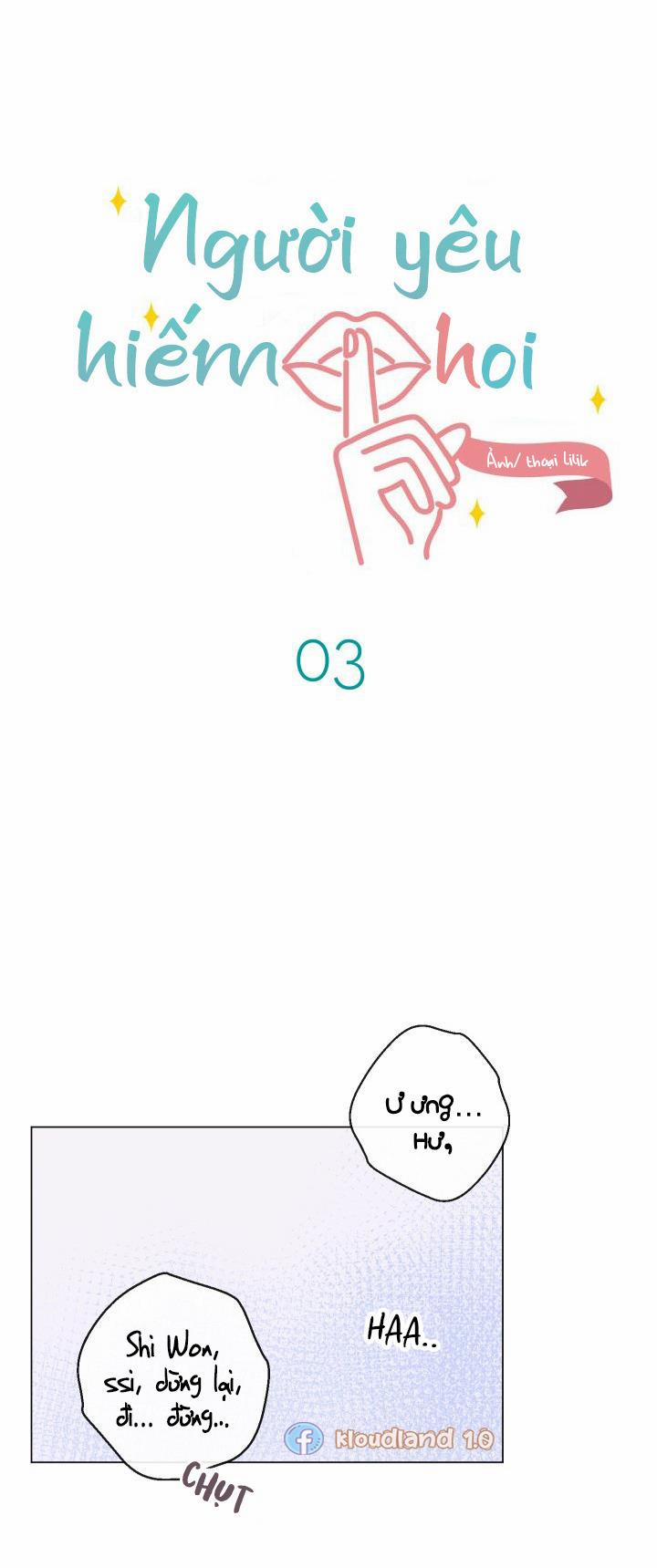 Người Yêu Hiếm Hoi 3 trang 1