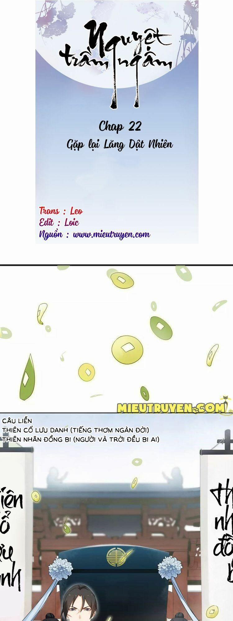 Nguyệt Trầm Ngâm 22 trang 1