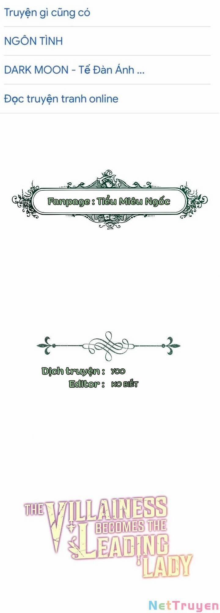 Nhân Vật Phản Diện Muốn Thành Nữ Chính 100 trang 2