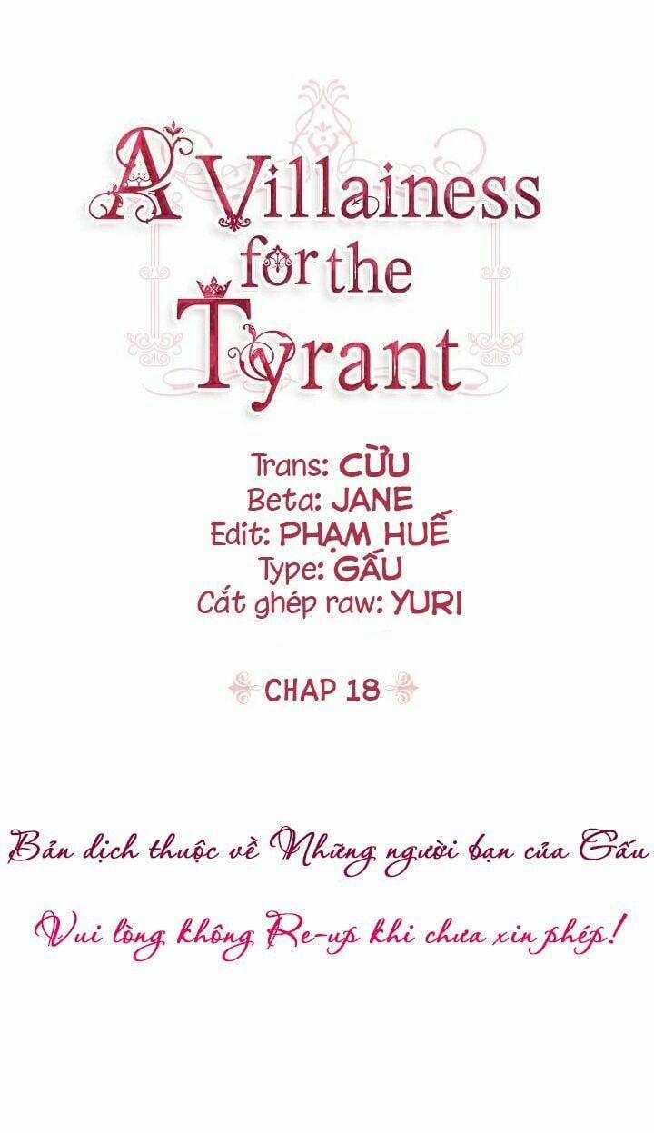 Nhân Vật Phản Diện Xứng Đôi Với Bạo Chúa 18 trang 1