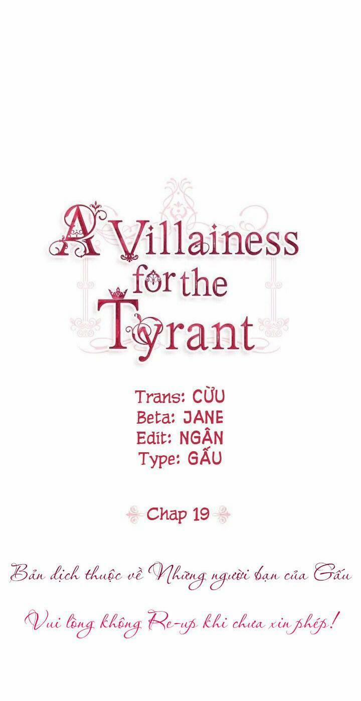 Nhân Vật Phản Diện Xứng Đôi Với Bạo Chúa 19 trang 1