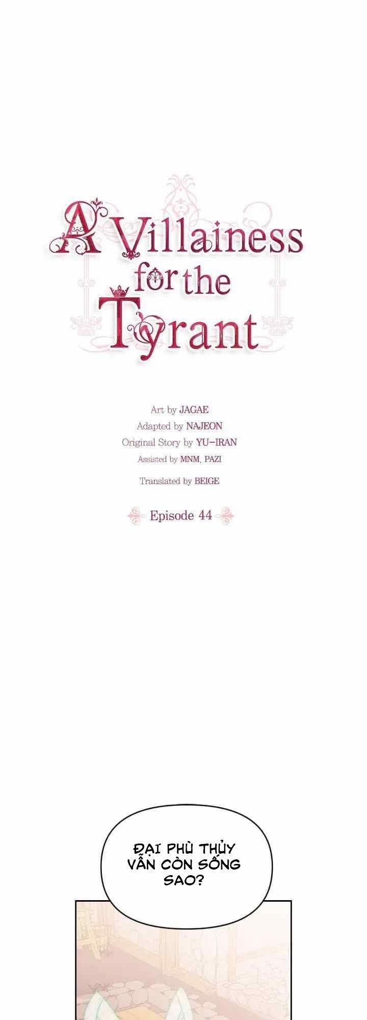 Nhân Vật Phản Diện Xứng Đôi Với Bạo Chúa 44 trang 1