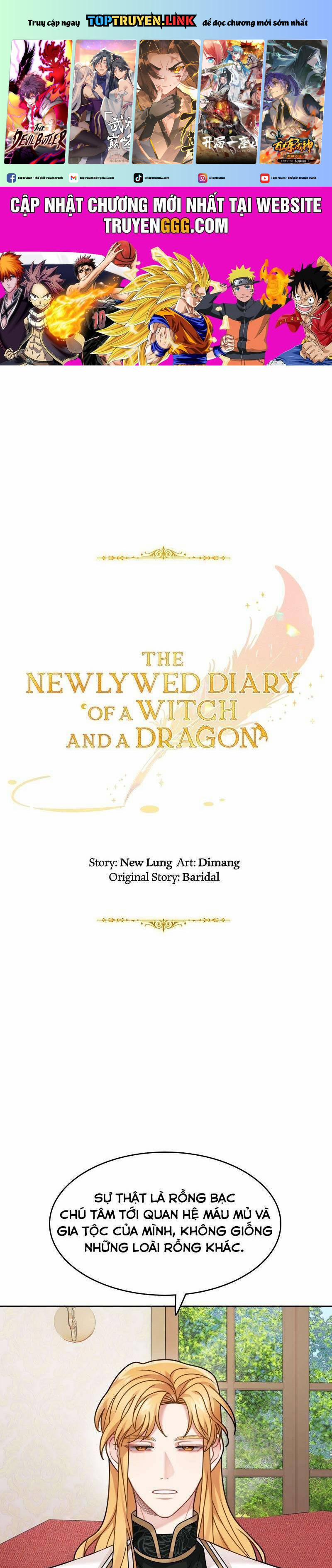 Nhật Ký Tuần Trăng Mật Của Phù Thủy Và Rồng 110 trang 0