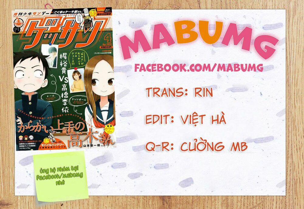 Nhất Quỷ Nhì Ma, Thứ Ba Takagi 81 trang 18