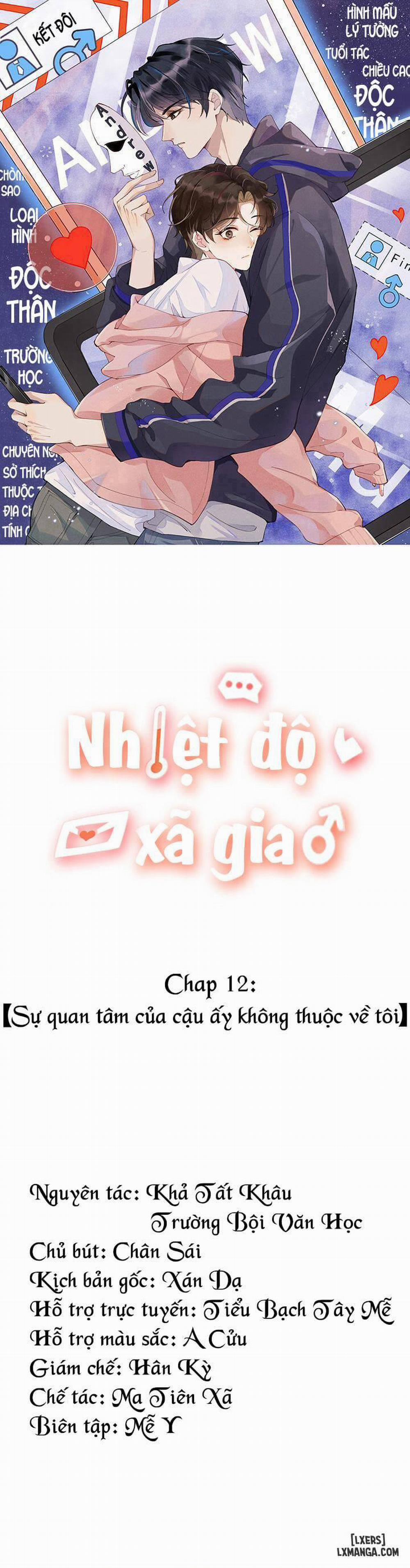 Nhiệt độ xã giao 12 0 Hết phần 1 trang 0