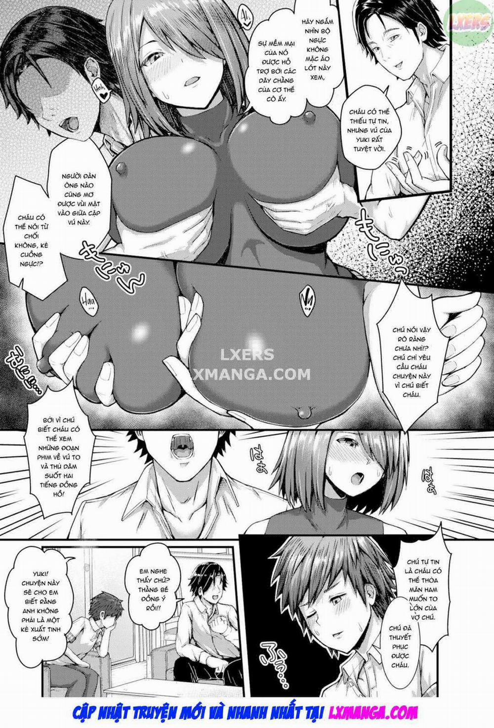 Nhờ Cháu Ngủ Với Cợ Chú Oneshot trang 4