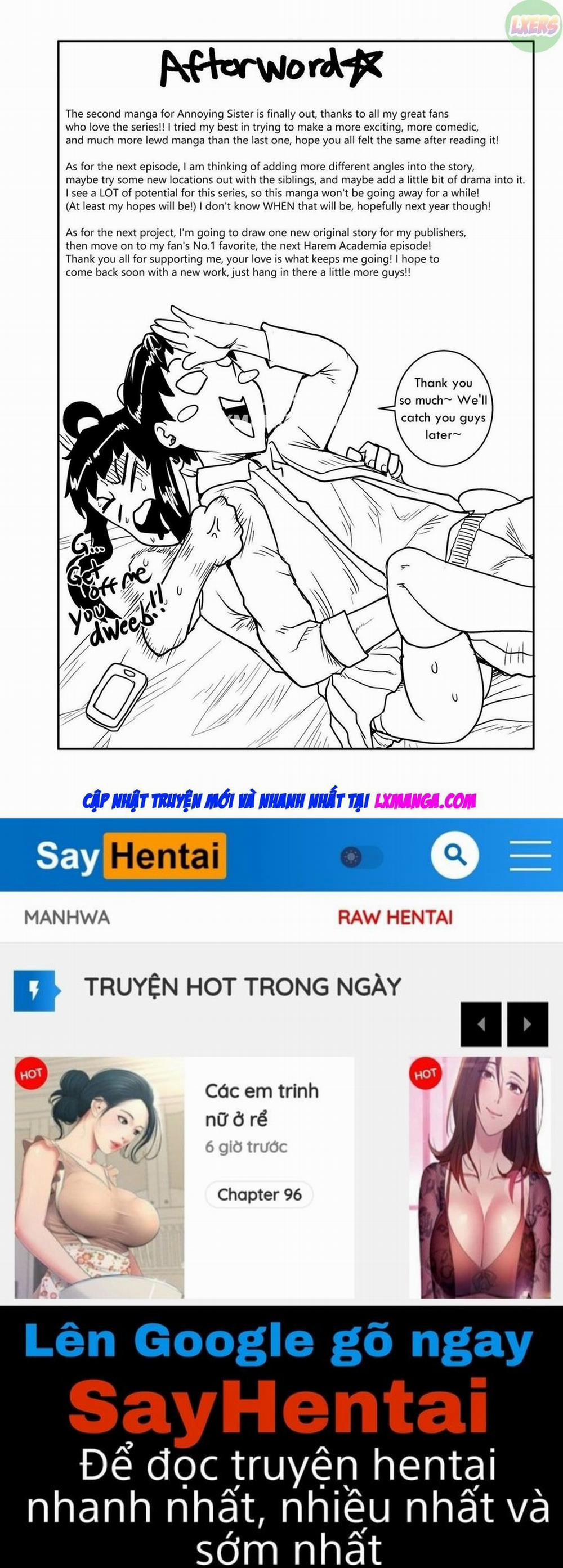 Nhỏ em gái phiền phức cần bị mắng 2 0 END trang 84