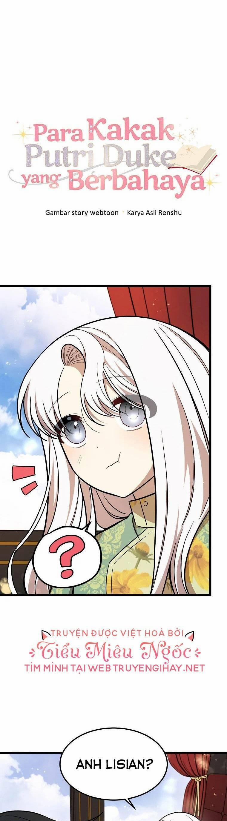 Những Người Anh Nguy Hiểm Của Công Nương 30 trang 0