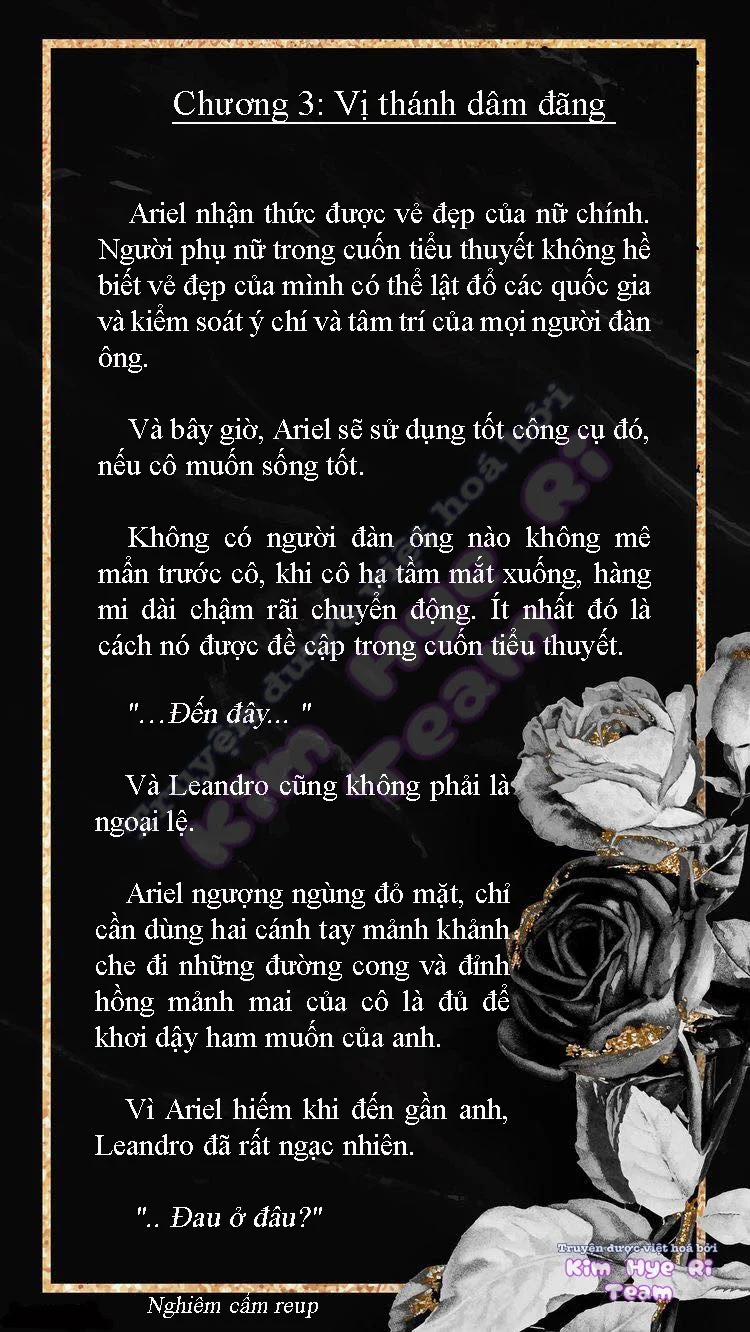 [Novel 18+] Ariel, Thánh Nữ Dâm Đãng 3 trang 1