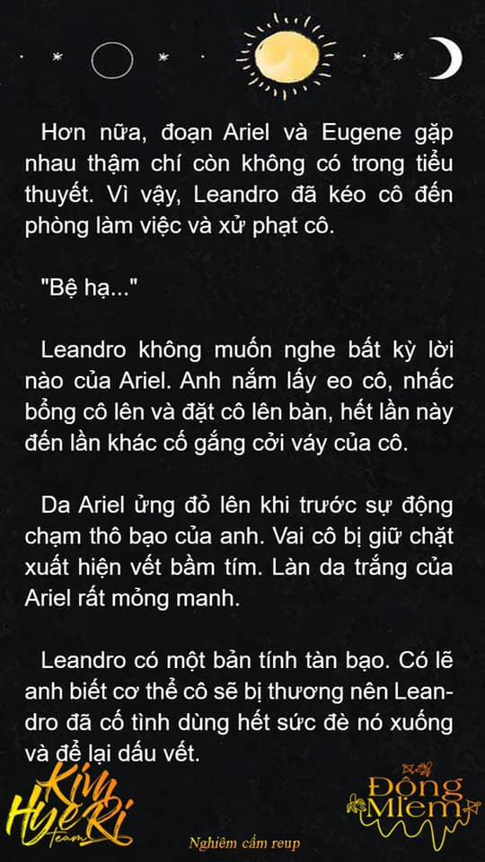 [Novel 18+] Ariel, Thánh Nữ Dâm Đãng 35 trang 8