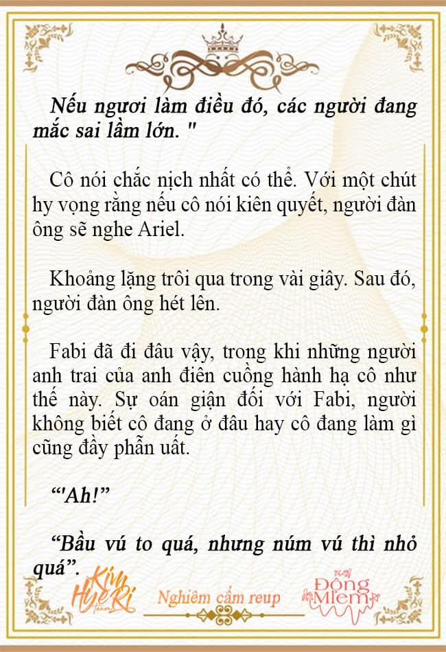 [Novel 18+] Ariel, Thánh Nữ Dâm Đãng 44 trang 10