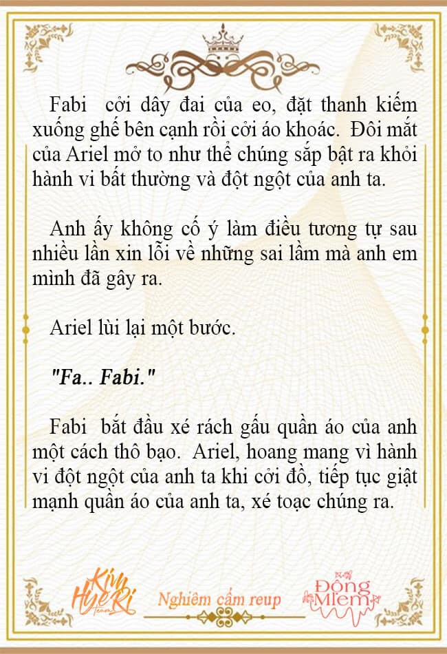 [Novel 18+] Ariel, Thánh Nữ Dâm Đãng 48 trang 6