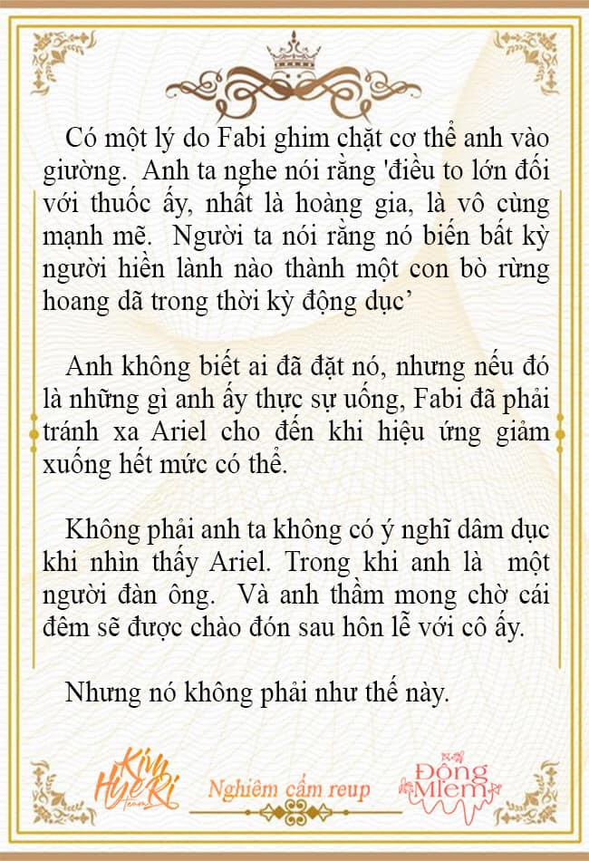 [Novel 18+] Ariel, Thánh Nữ Dâm Đãng 48 trang 8