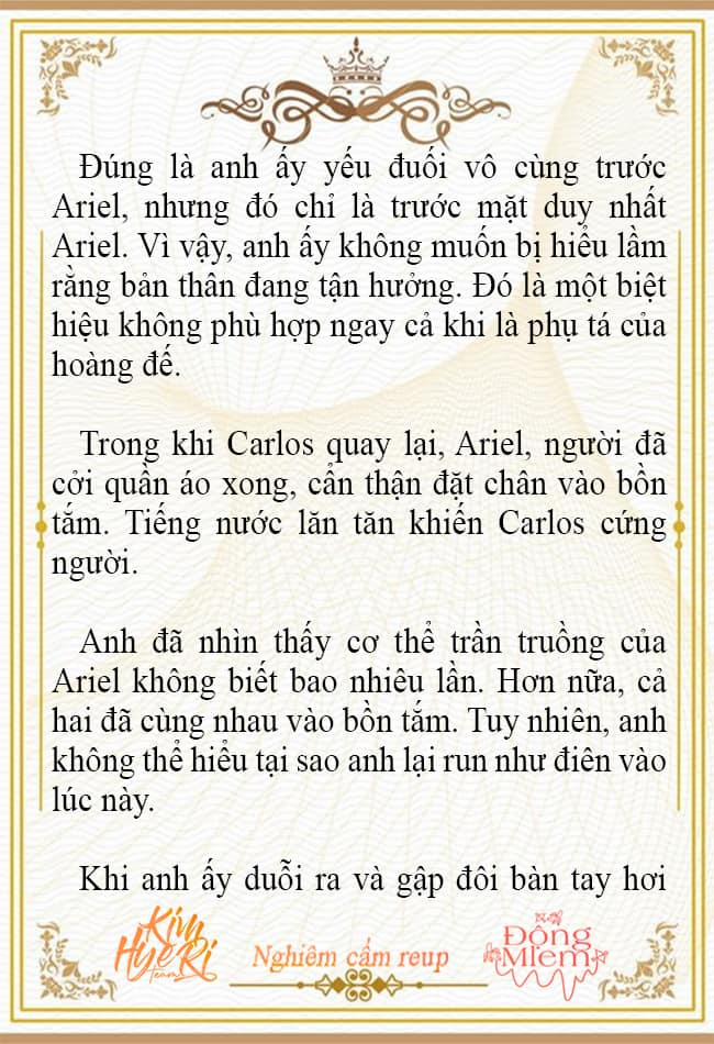 [Novel 18+] Ariel, Thánh Nữ Dâm Đãng 59 trang 9