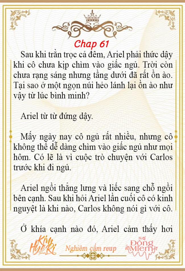 [Novel 18+] Ariel, Thánh Nữ Dâm Đãng 61 trang 1
