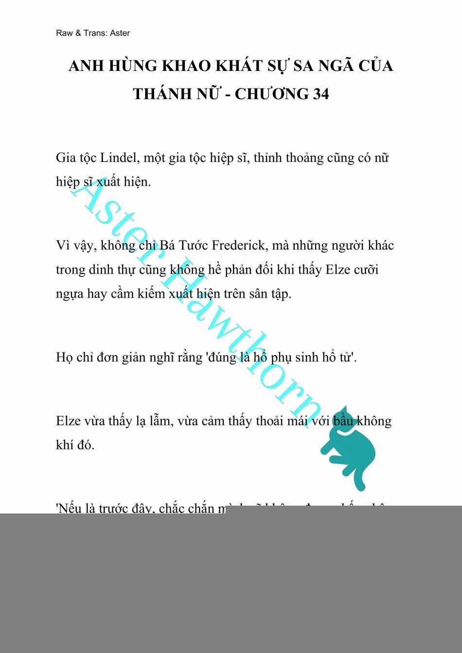 [Novel] Anh Hùng Khao Khát Sự Sa Ngã Của Thánh Nữ 34 trang 0