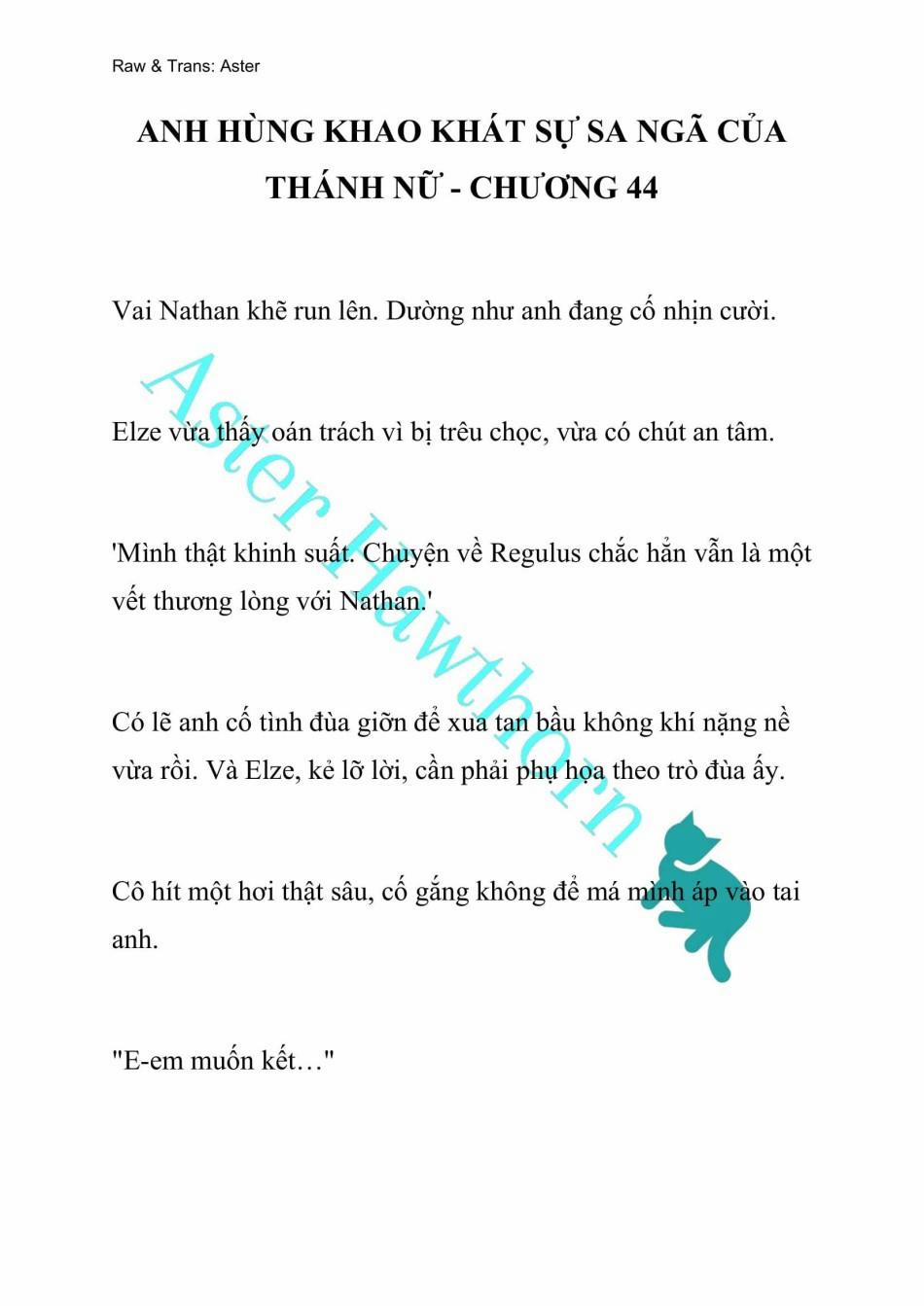 [Novel] Anh Hùng Khao Khát Sự Sa Ngã Của Thánh Nữ 44 trang 0