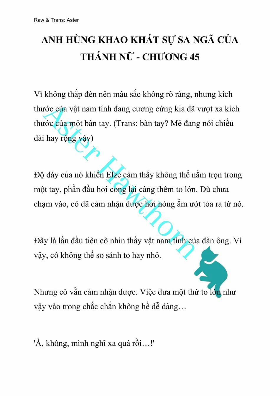 [Novel] Anh Hùng Khao Khát Sự Sa Ngã Của Thánh Nữ 45 trang 0