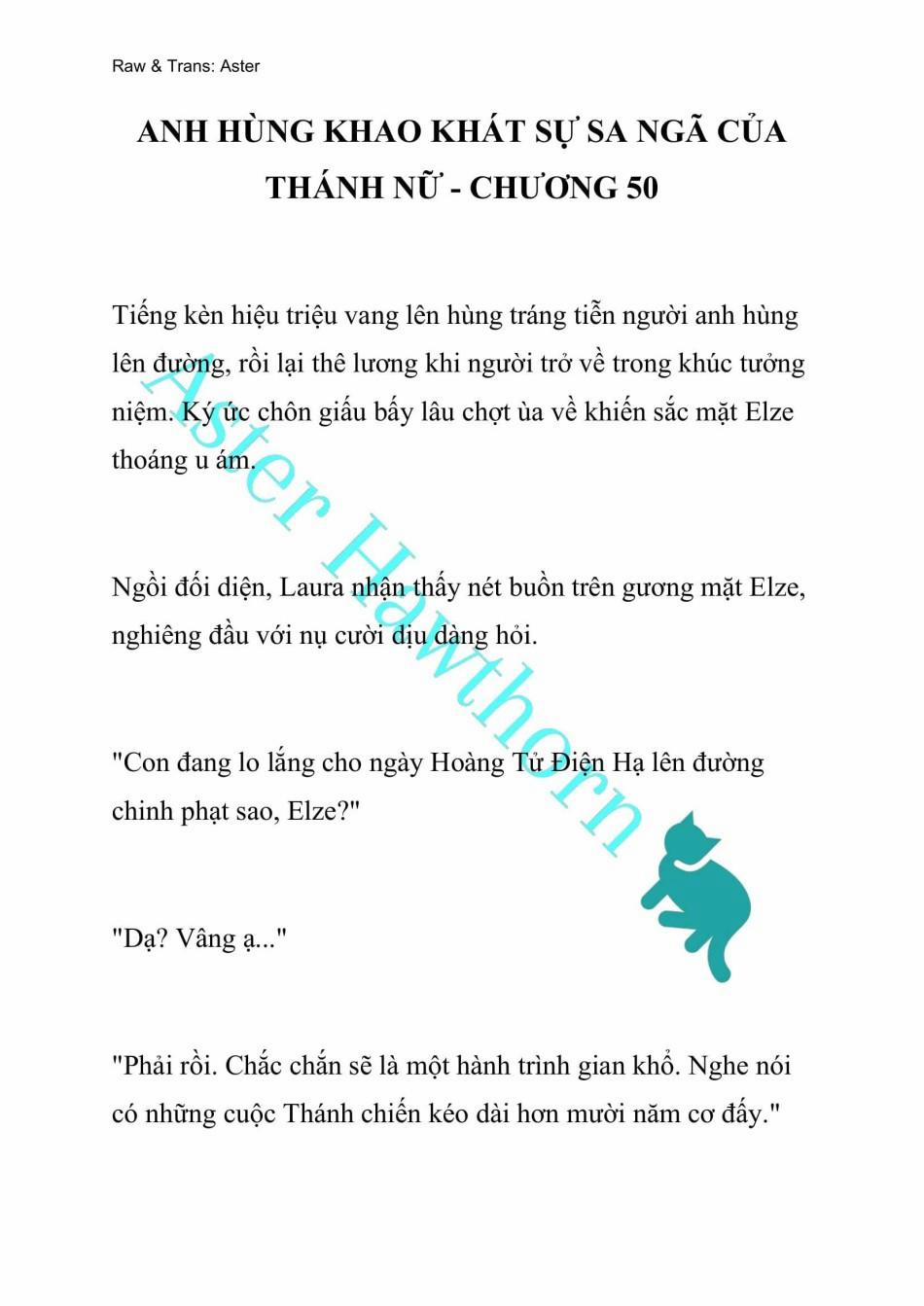 [Novel] Anh Hùng Khao Khát Sự Sa Ngã Của Thánh Nữ 50 trang 0