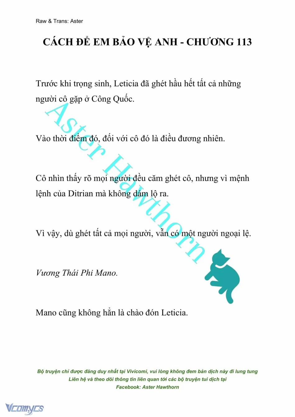 [Novel] Cách Để Em Bảo Vệ Anh 113 trang 0