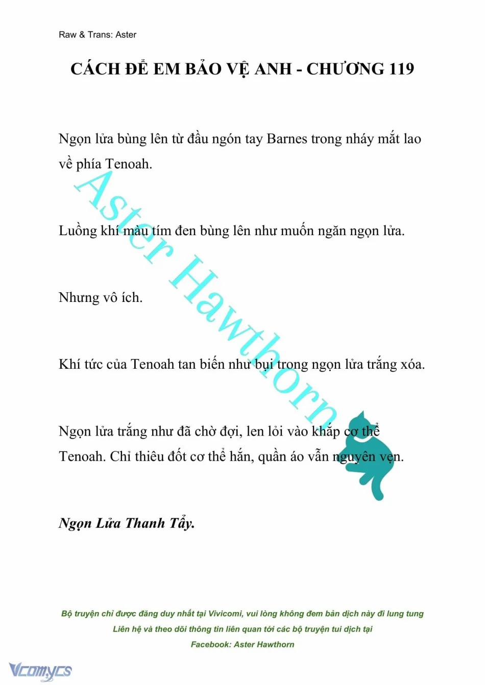 [Novel] Cách Để Em Bảo Vệ Anh 119 trang 0