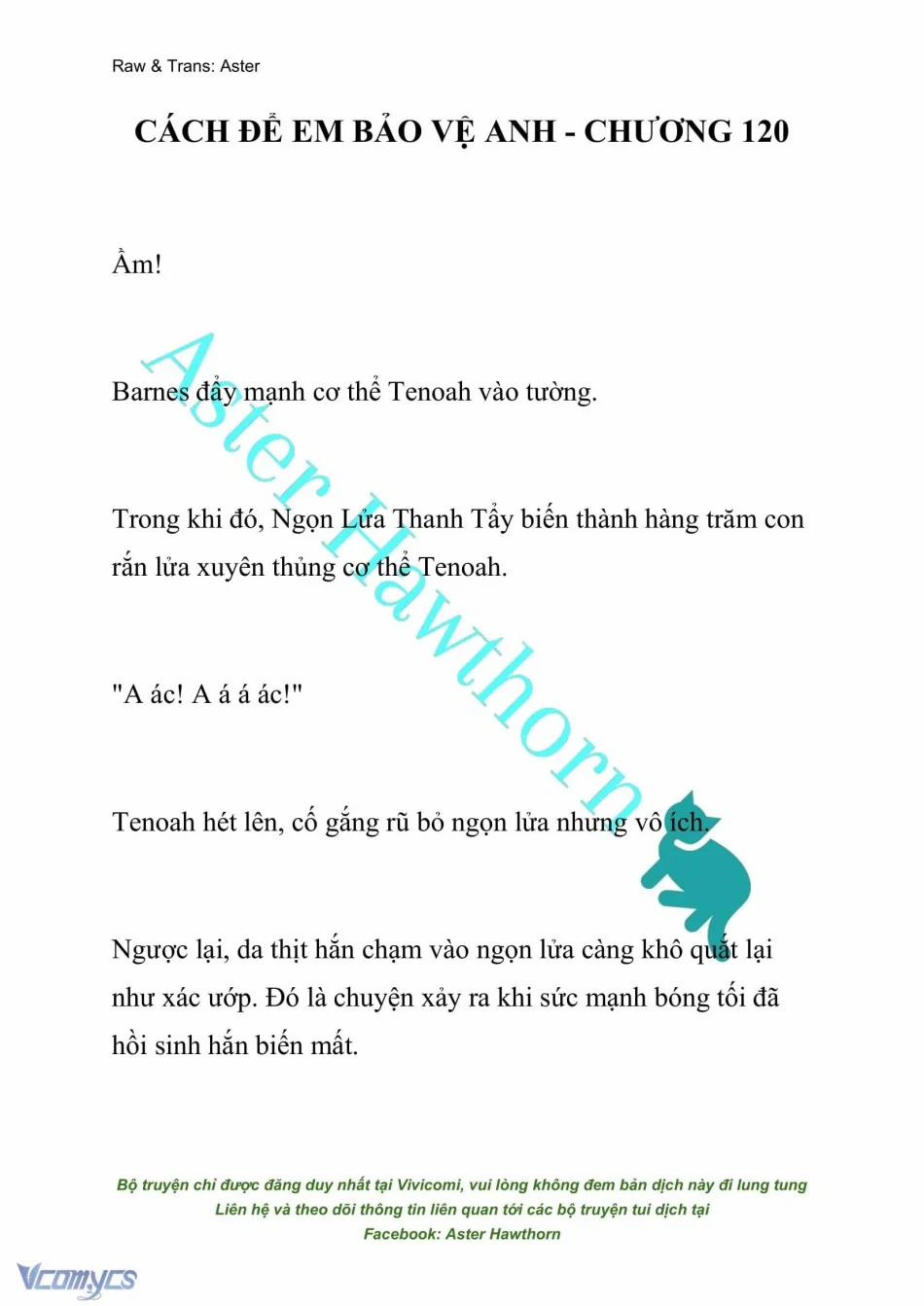 [Novel] Cách Để Em Bảo Vệ Anh 120 trang 0