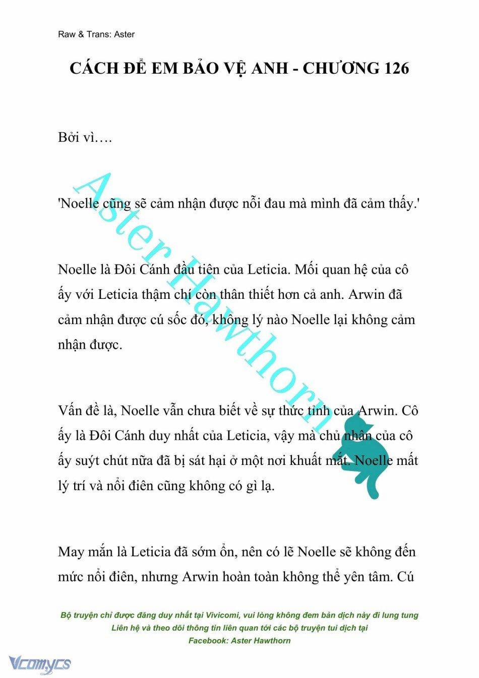 [Novel] Cách Để Em Bảo Vệ Anh 126 trang 0