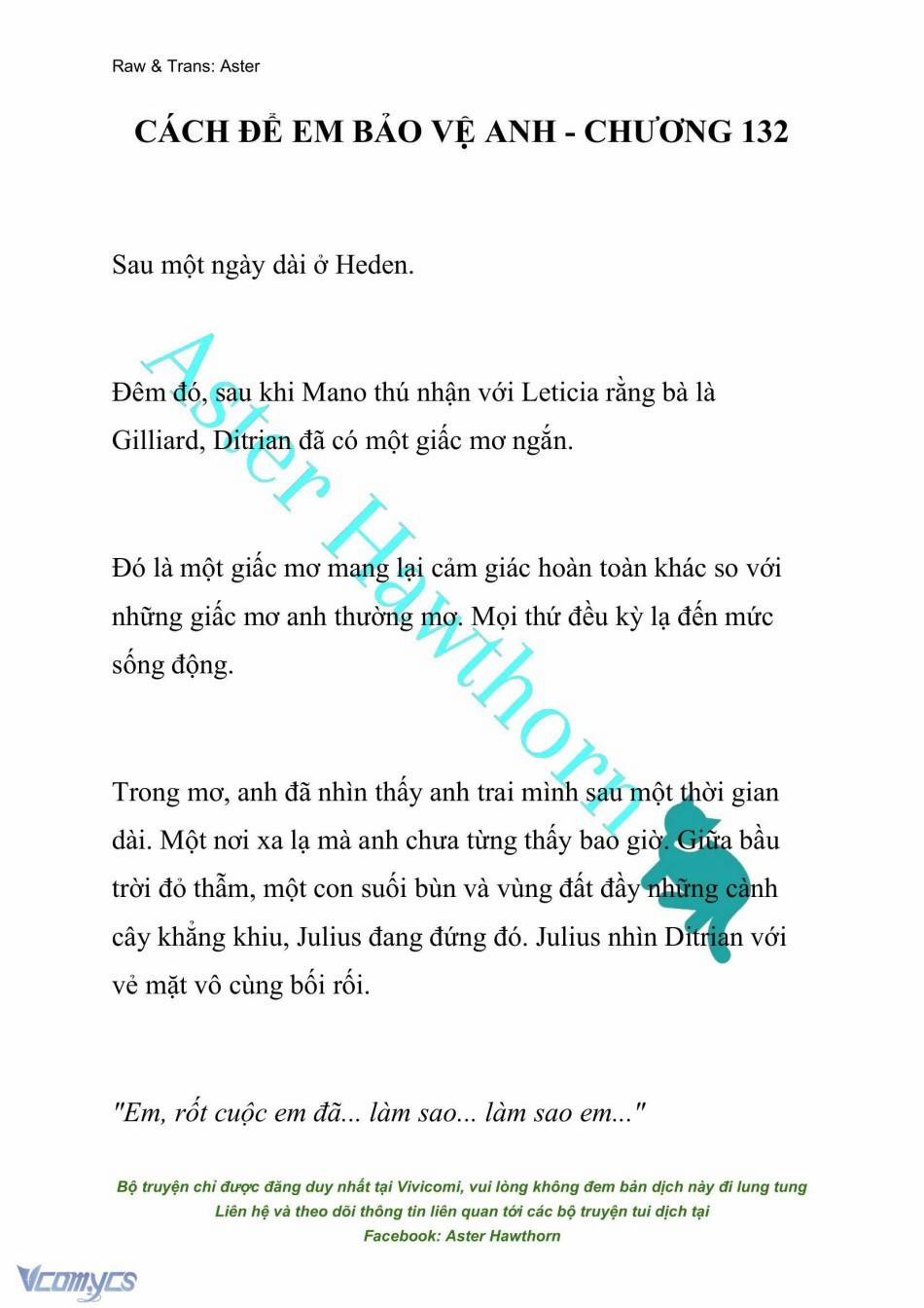 [Novel] Cách Để Em Bảo Vệ Anh 132 trang 0