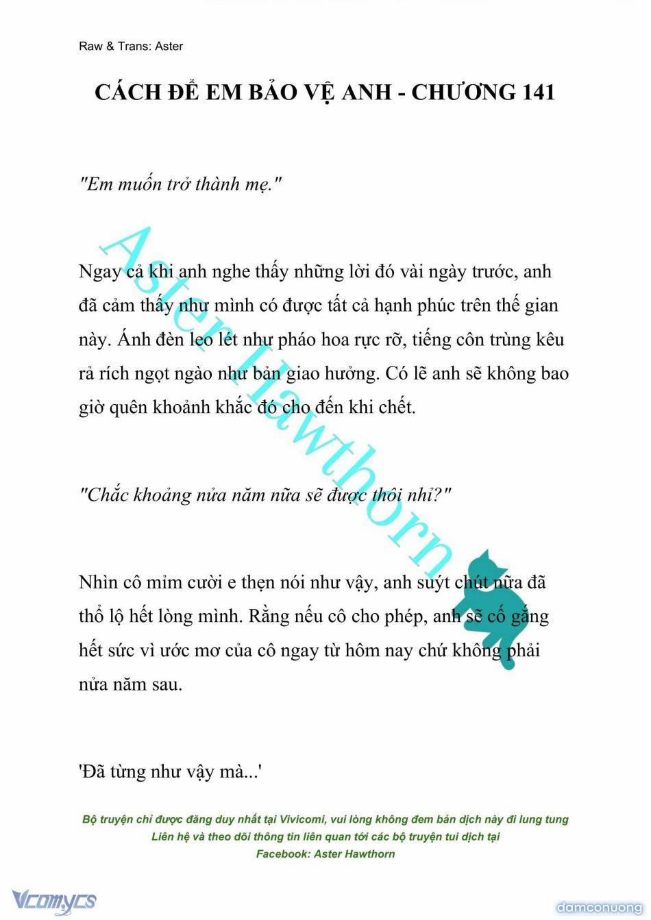 [Novel] Cách Để Em Bảo Vệ Anh 141 trang 0