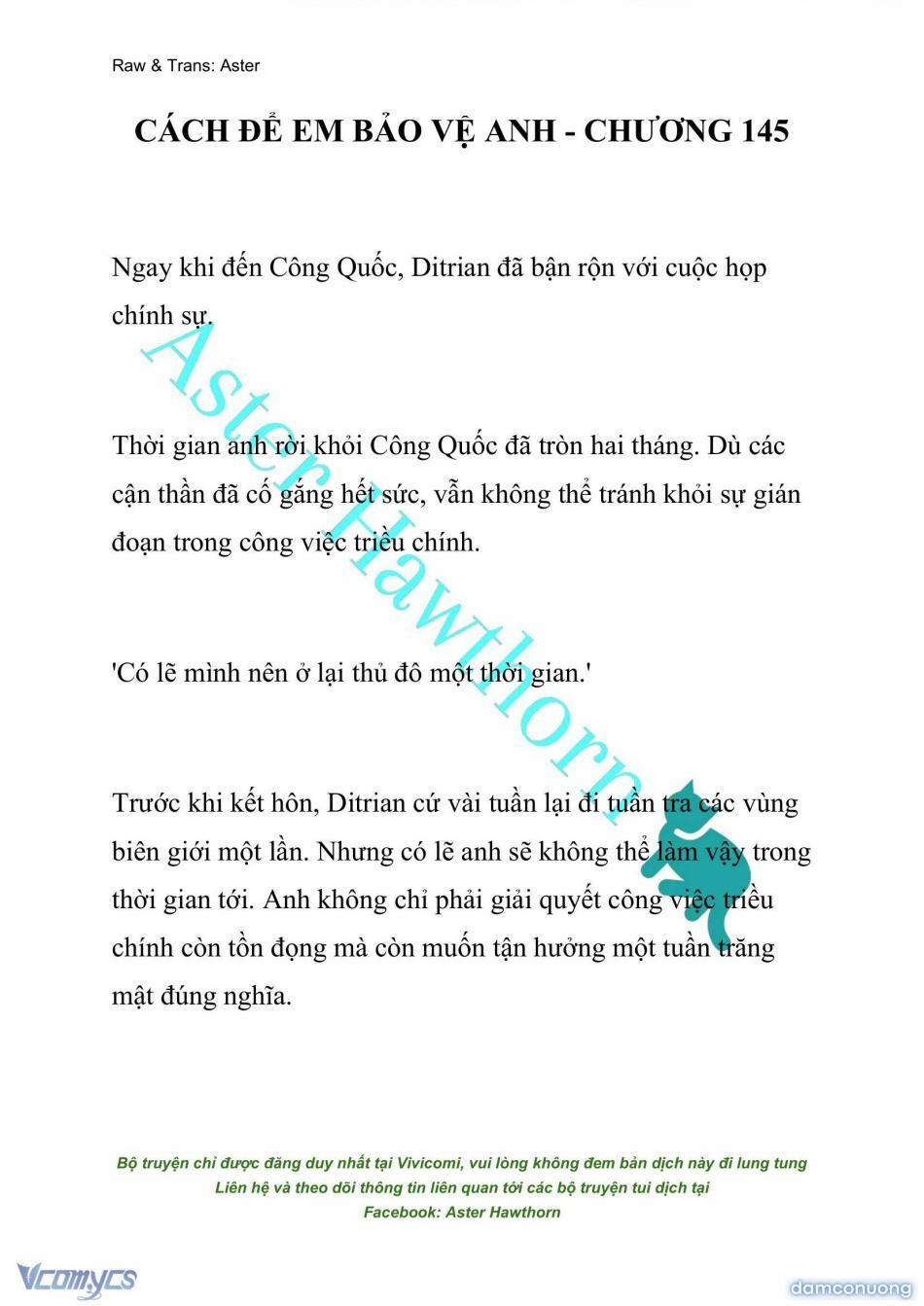 [Novel] Cách Để Em Bảo Vệ Anh 145 trang 0