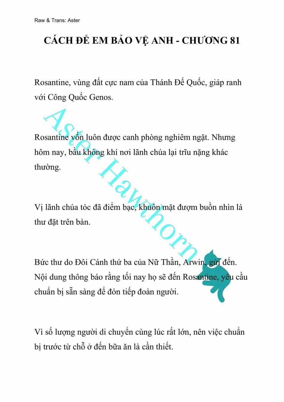 [Novel] Cách Để Em Bảo Vệ Anh 81 trang 0