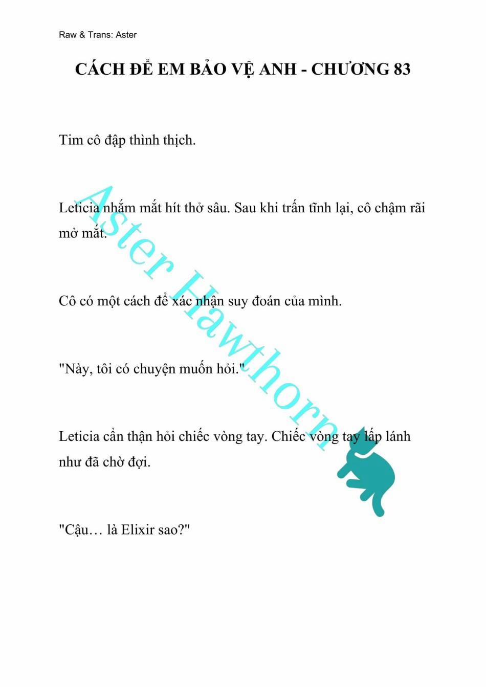 [Novel] Cách Để Em Bảo Vệ Anh 83 trang 0