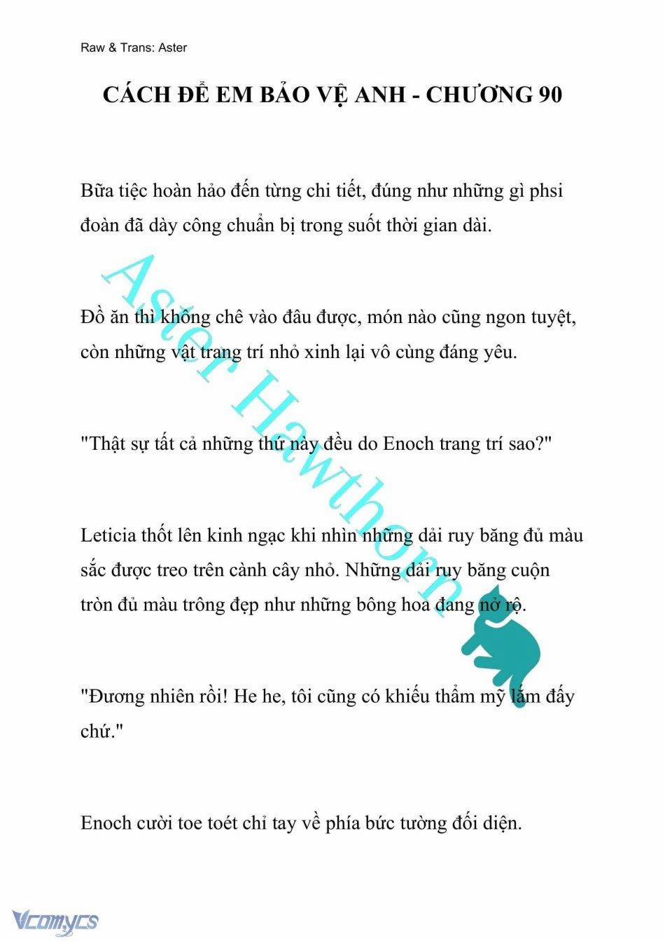 [Novel] Cách Để Em Bảo Vệ Anh 90 trang 0