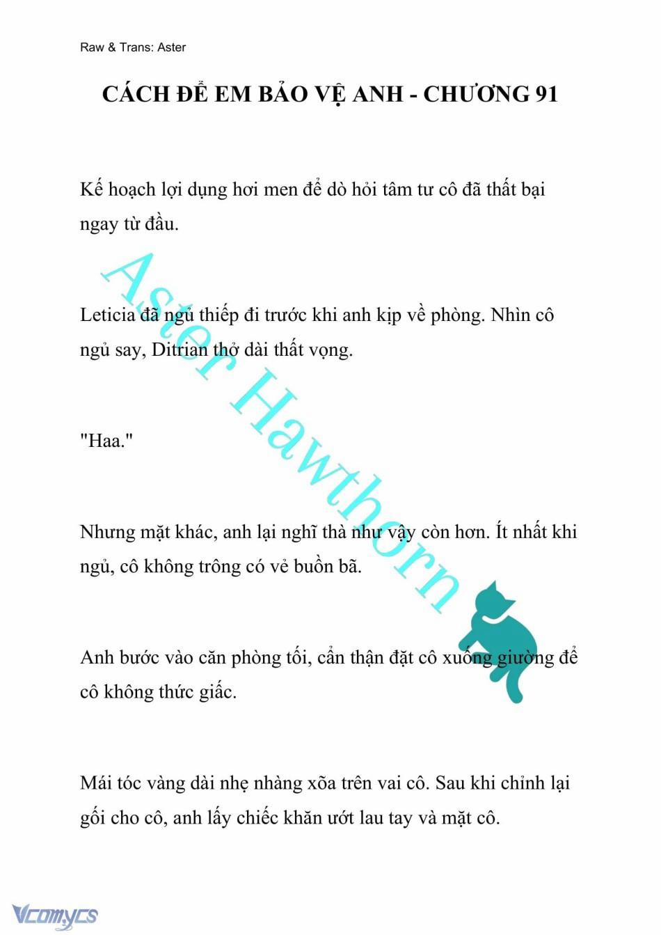 [Novel] Cách Để Em Bảo Vệ Anh 91 trang 0