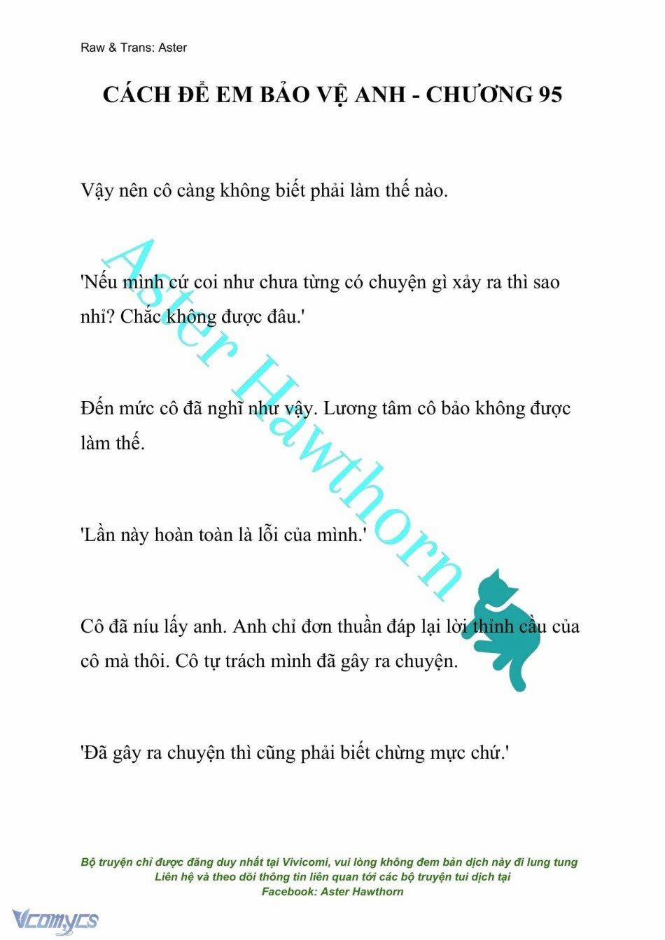 [Novel] Cách Để Em Bảo Vệ Anh 95 trang 0