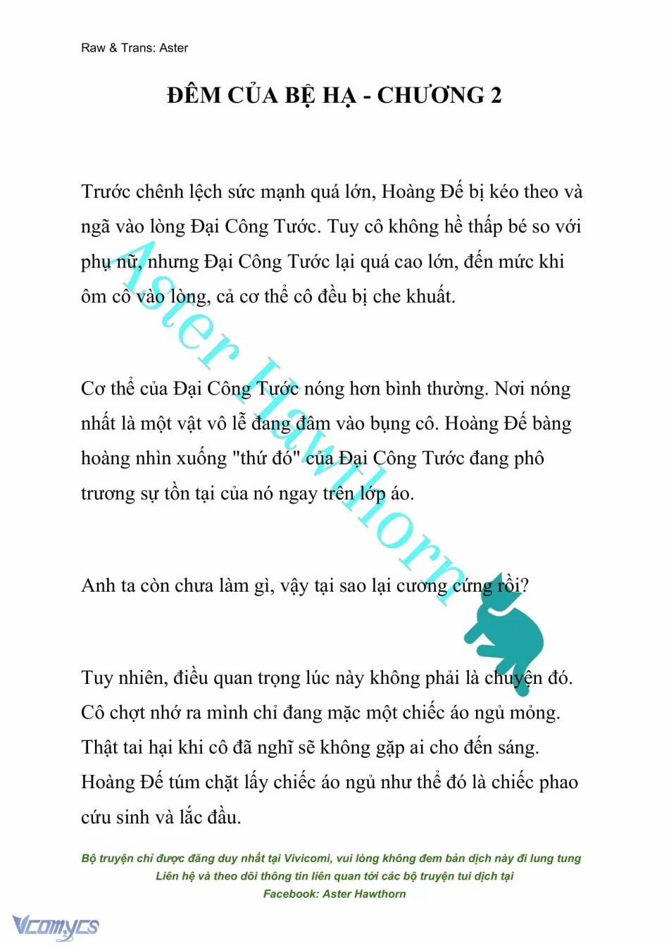 [Novel] Đêm Của Bệ Hạ 2 trang 0