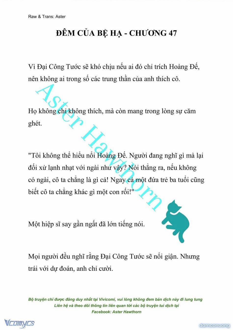 [Novel] Đêm Của Bệ Hạ 47 trang 0
