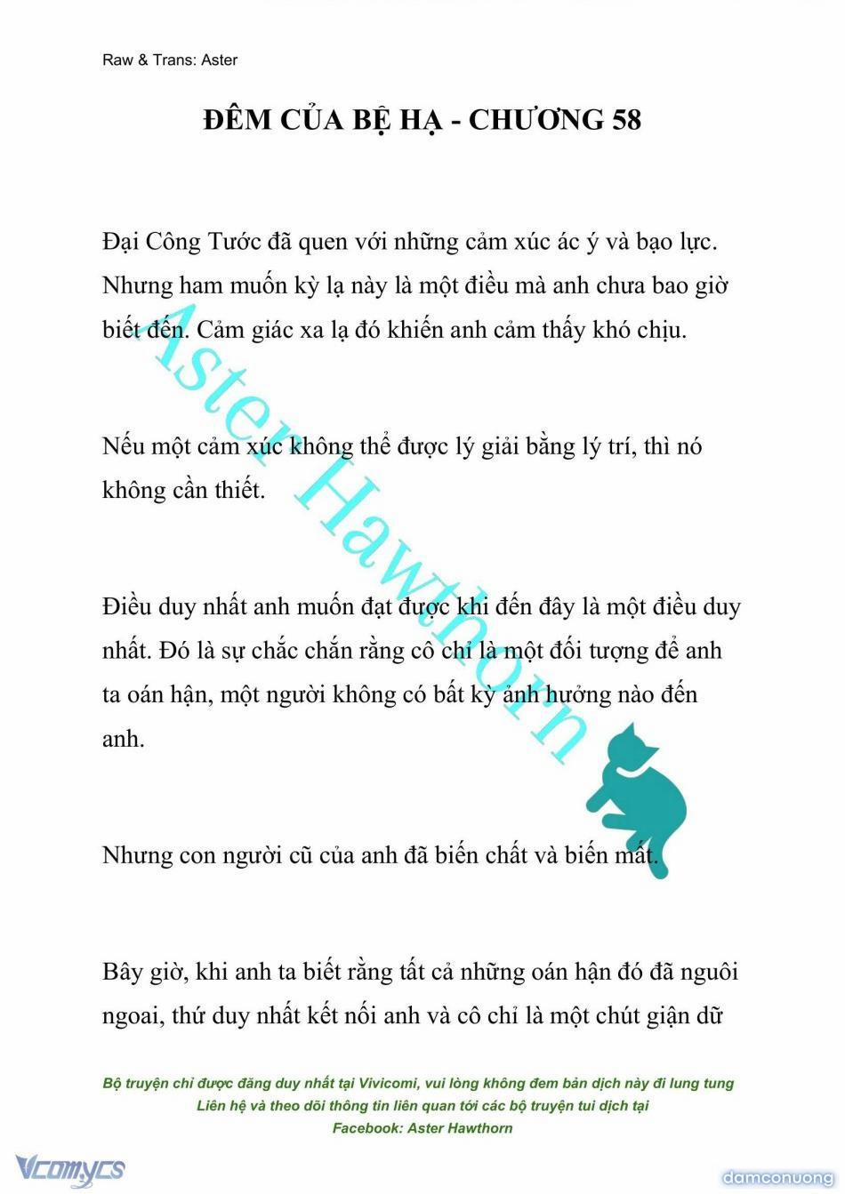 [Novel] Đêm Của Bệ Hạ 58 trang 0