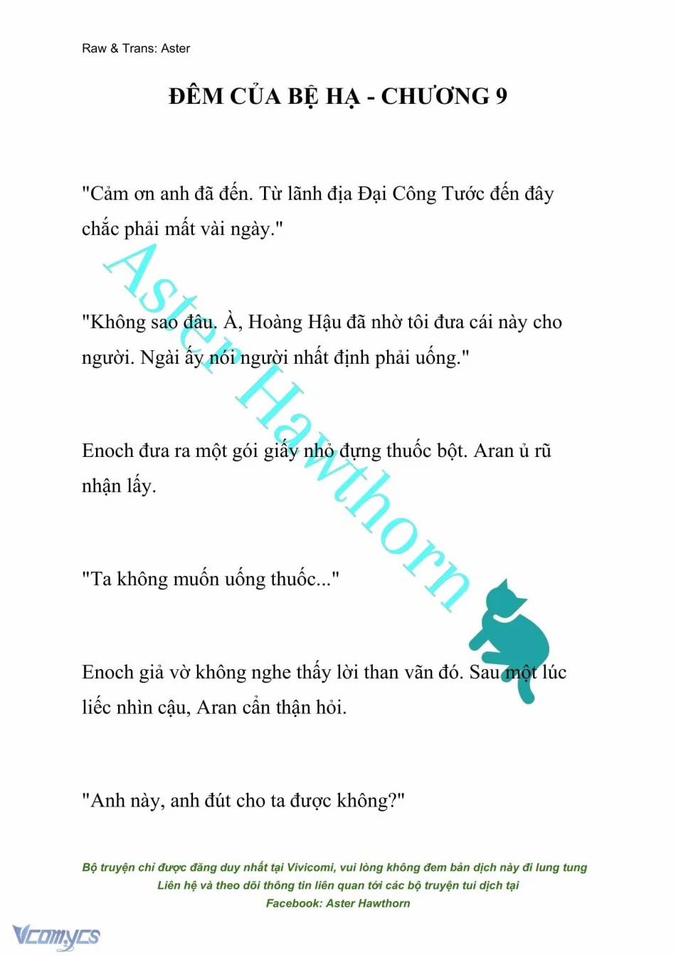 [Novel] Đêm Của Bệ Hạ 9 trang 0