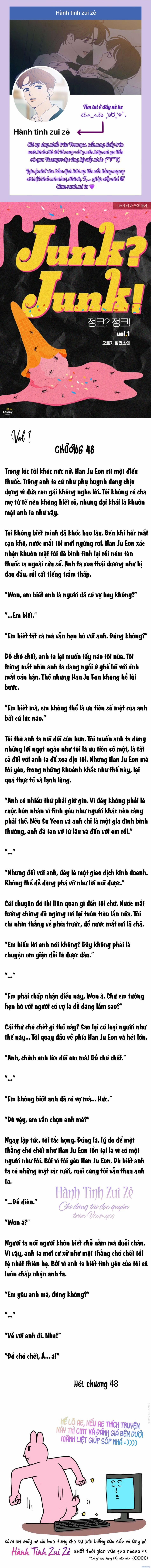 [Novel] - Junk? Junk! 48 trang 0