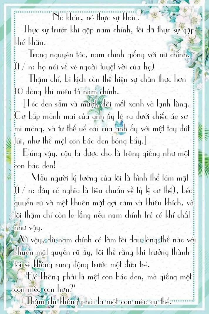 [Novel] Tôi Trở Thành Bạn Của Nam Chính 4 trang 5