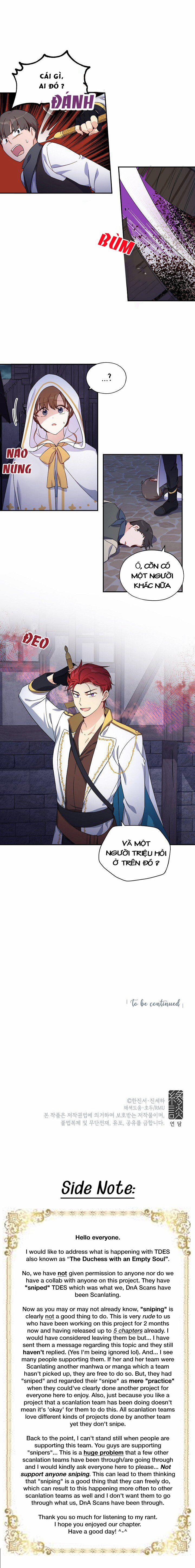 Nữ Công Tước Với Tâm Hồn Trống Rỗng 9 trang 6